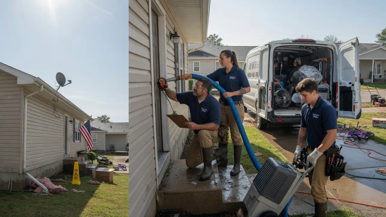 Ceiling Water Damage Restoration in Ozark, AR near me